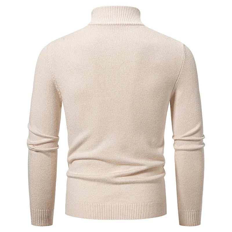 Cable Knit Half-Zip Sweater