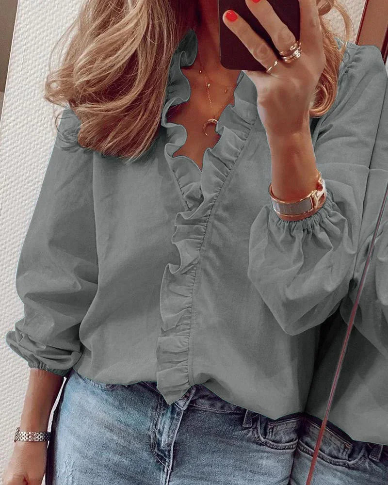 Women's Ruffled Blouse