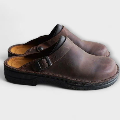 Men’s Slip-On Buckle Sandals