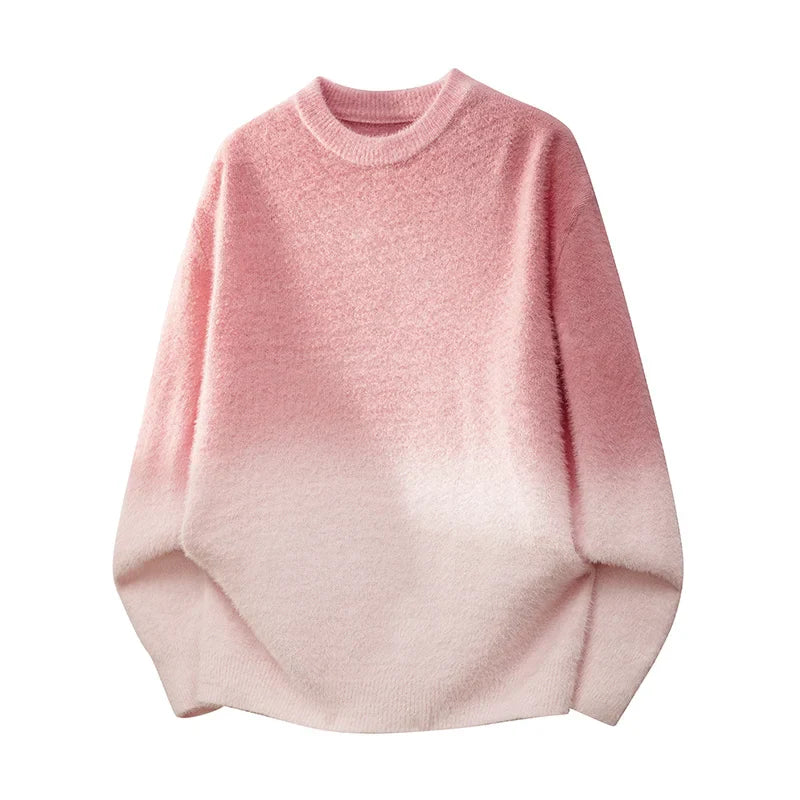 Gradient Fade Knit Sweater