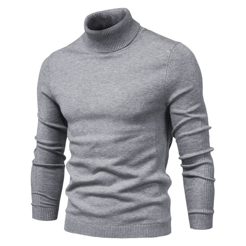 Isaac | Casual Men's Turtleneck Knit Sweater