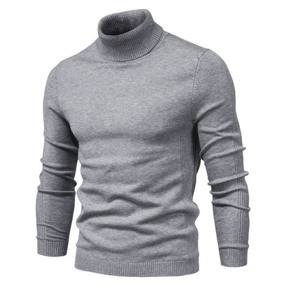 Isaac | Casual Men's Turtleneck Knit Sweater