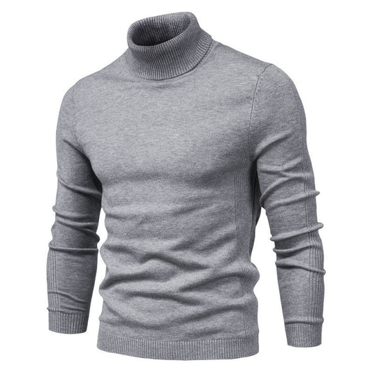 Isaac | Casual Men's Turtleneck Knit Sweater