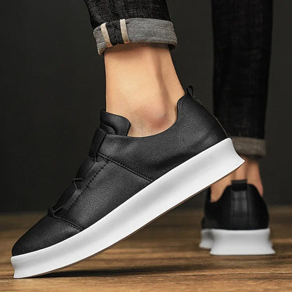 Men's Italian Leather Sneakers Marino