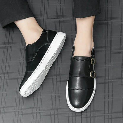 Zyden Genuine Leather Loafers