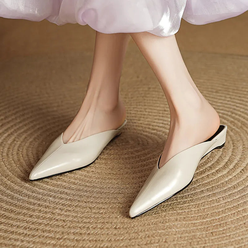Women's Pointed Toe Flat Shoes - 
Fashinoza