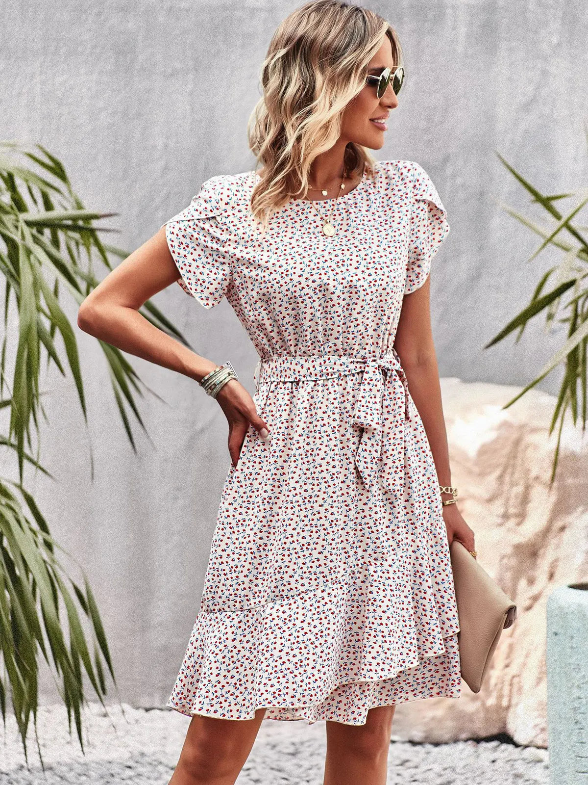 Women's Summer Dress Layered Skirt