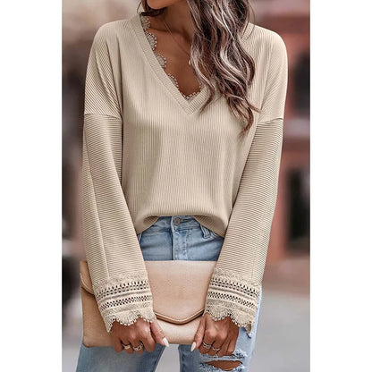 Women's Lace Sweater Elegant - Fashinoza