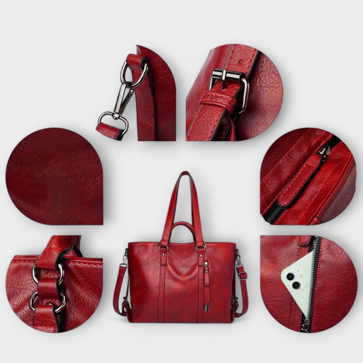 Women's Leather Professional Handbag