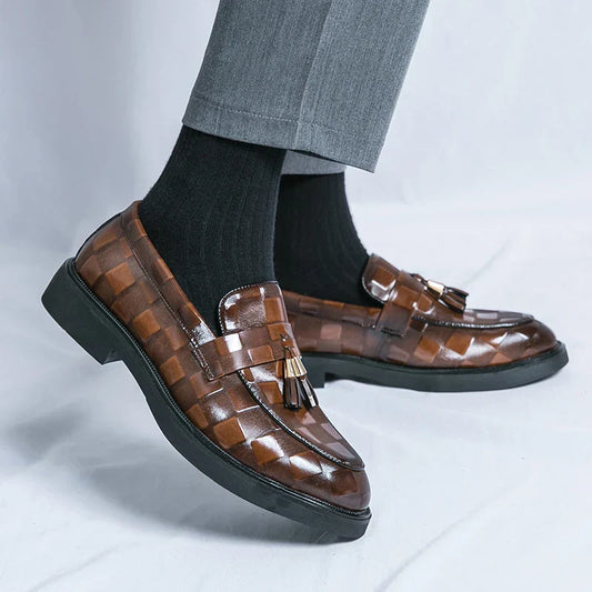Men's Leather Formal Shoes - 
Fashinoza