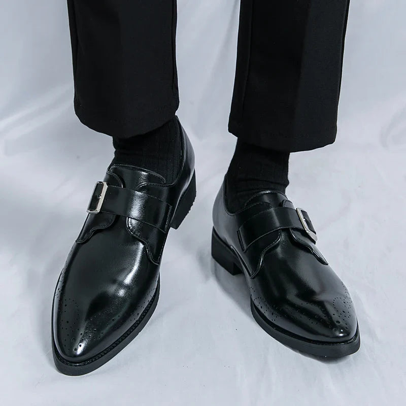 Men's Bucklor Genuine Leather Shoes