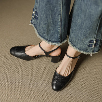 Valery Genuine Leather Pumps