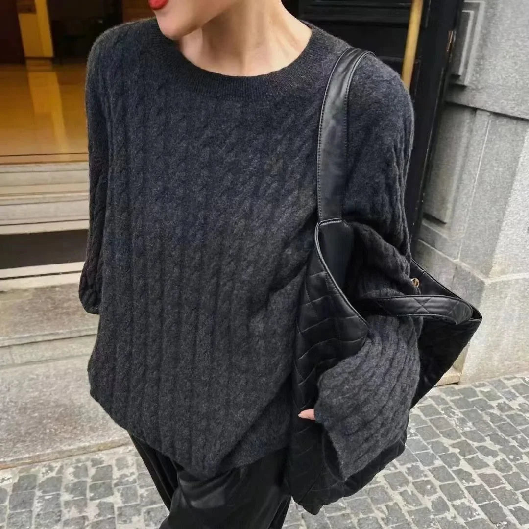 Women's Textured Pattern Sweater