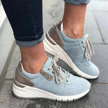 Women's Walking Shoes Leather Comfortable