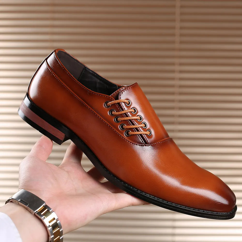 Men's Bertolini Genuine Leather Oxford Shoes