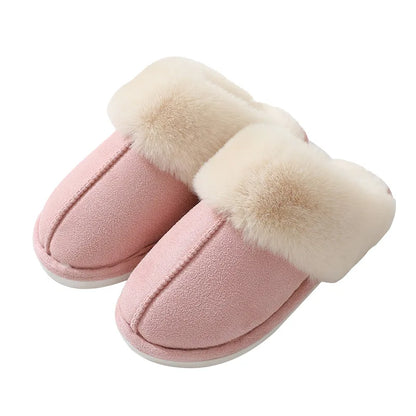 Women's Plush Slippers Soft Lining Warm Beige