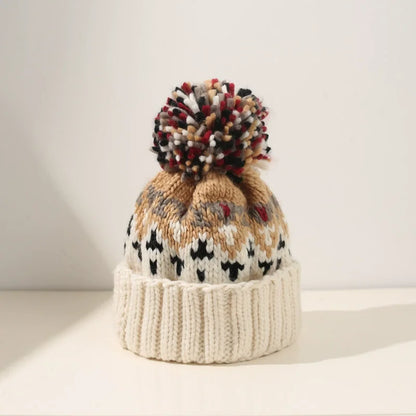 Women's Snowflake Pom Beanie