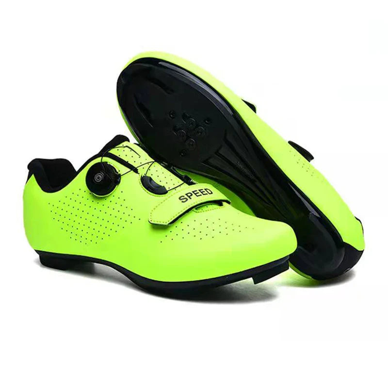 Unisex Mountain Bike Cycling Shoes Self-Locking Breathable Road Bicycle Flat Sneakers