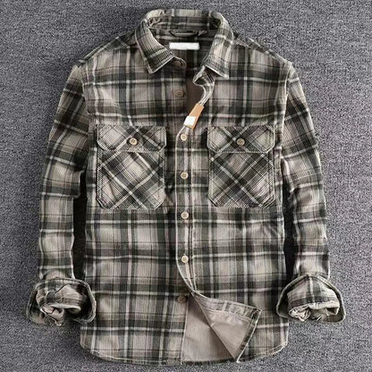 Harry | Men Summer Plaid Button Front Shirt