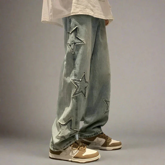 Women's Embroidered Denim Jeans - 
Fashinoza