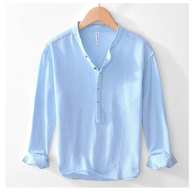 Dunford Men's Long Sleeve Summer Shirt - 
Fashinoza