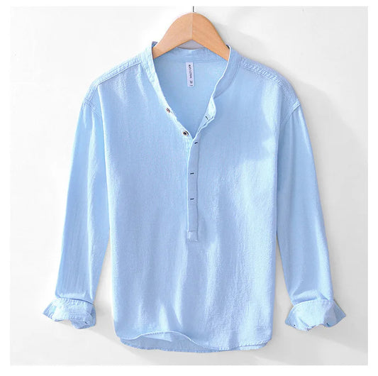 Dunford Men's Long Sleeve Summer Shirt - 
Fashinoza