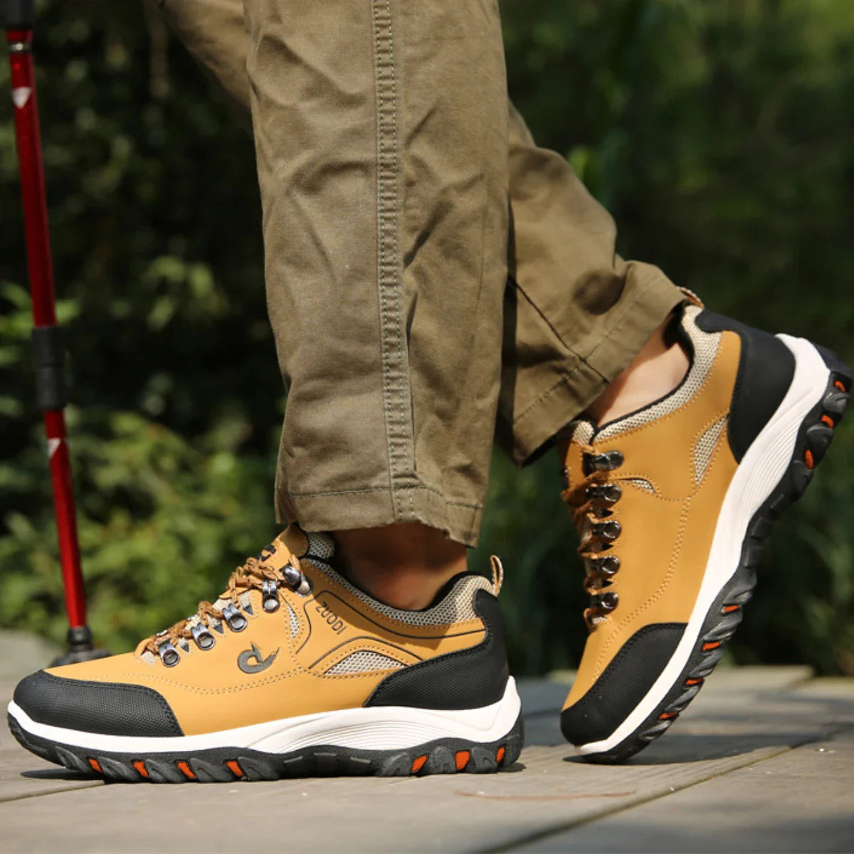 Men's Orthopedic Hiking Shoes Breathable Lightweight Non-Slip Outdoor Sports Sneakers