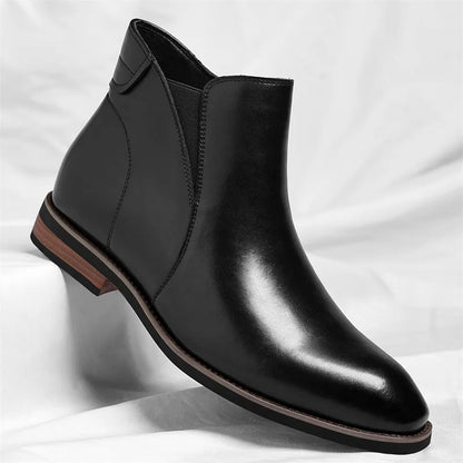 Lucciano Men's Leather Chelsea Boots