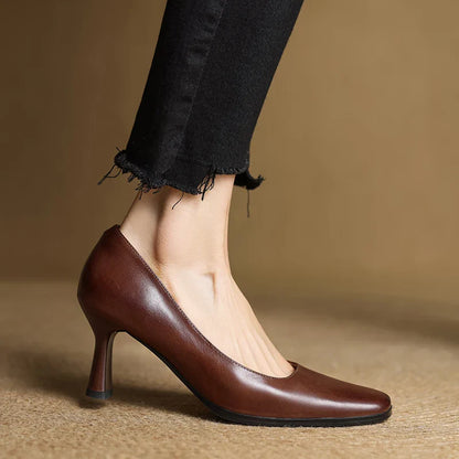 Diara Genuine Leather Heels