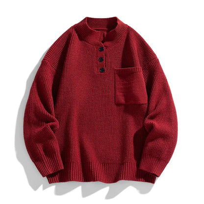 Keith | Men’s Spring Buttoned Knit Pullover