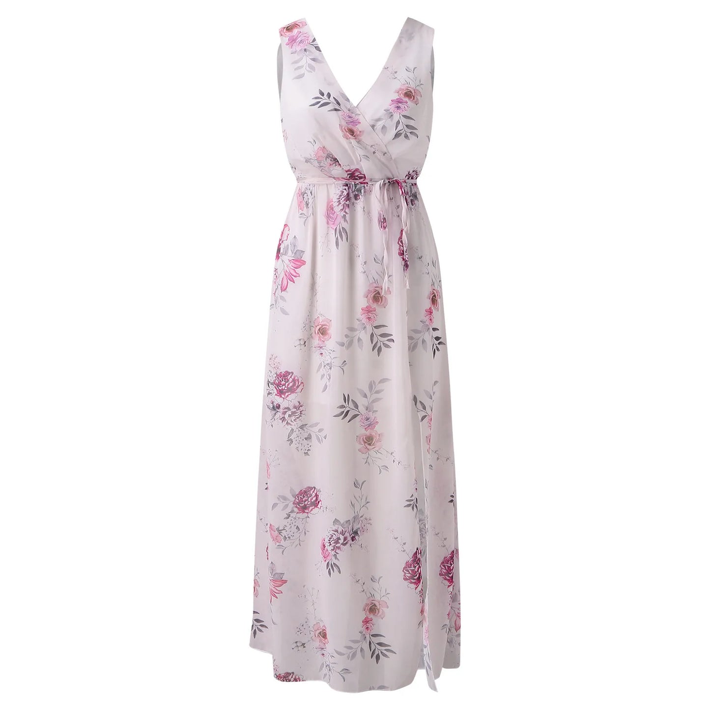 Women's Elegant Maxi Dress Slit Detail