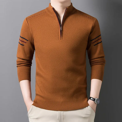 Houston Mens Quarter Zip Sweater