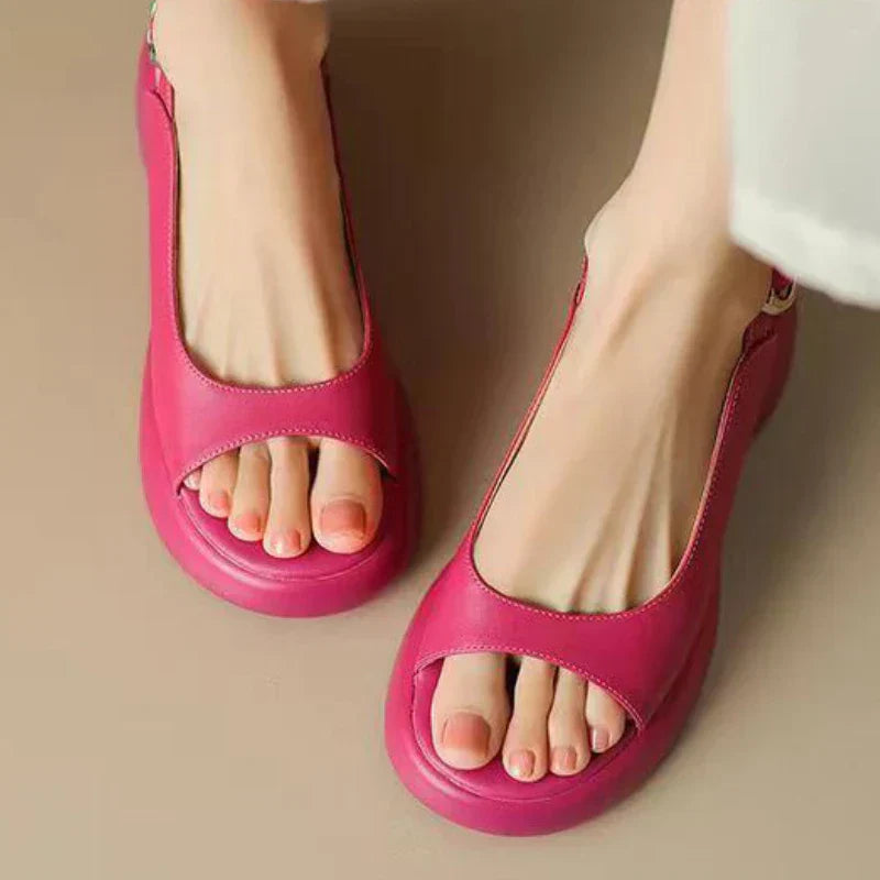 Women's Platform Flat Sandals Low Heel