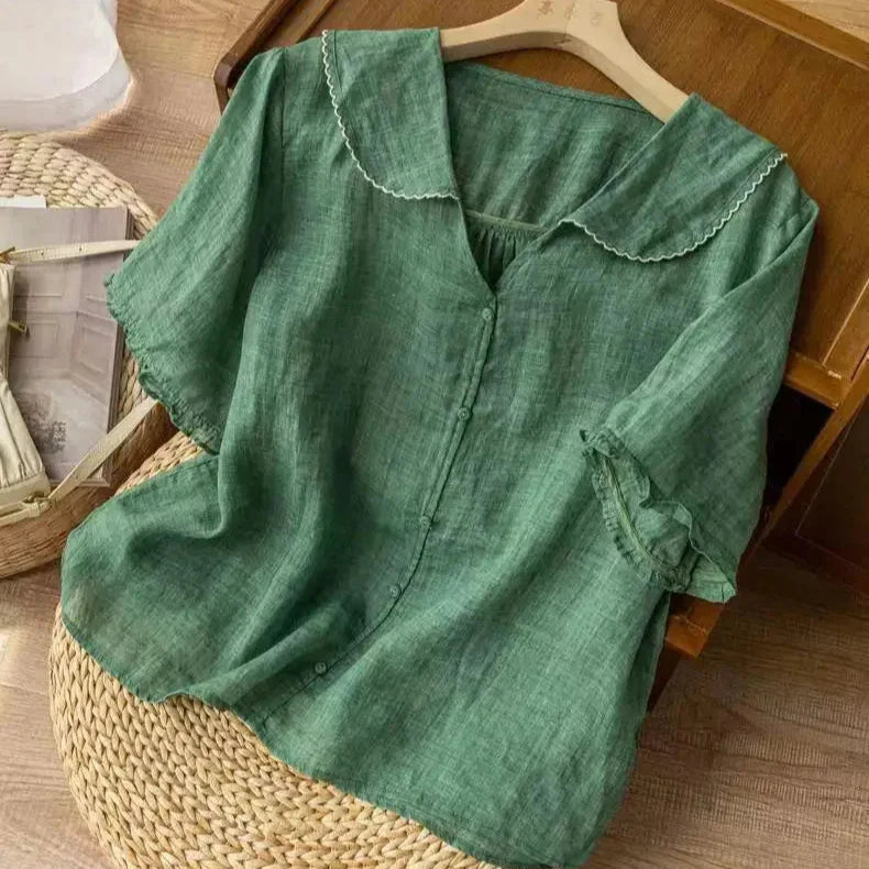 Tiara Linen Blouse