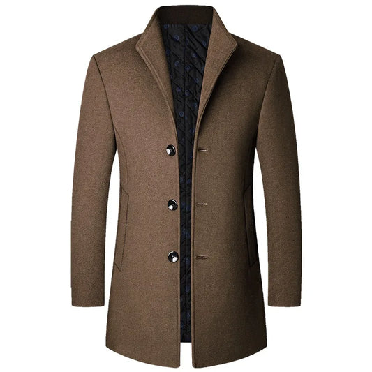 Jacob | Men’s Winter Wool Coat for Cold Weather