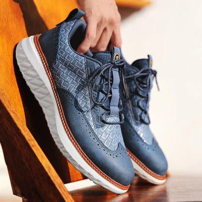 Textured Cushioned Sneakers