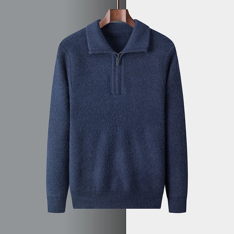 Kyle | Men’s Spring Half-Zip Knit Sweater