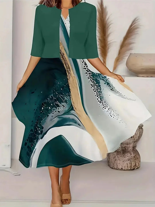 Women's Long Evening Dress Elegant - Fashinoza