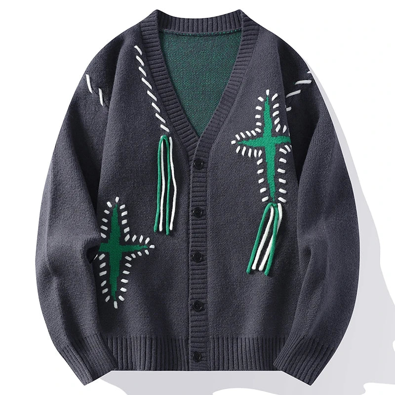 Cotton Cardigan - 
Fashinoza