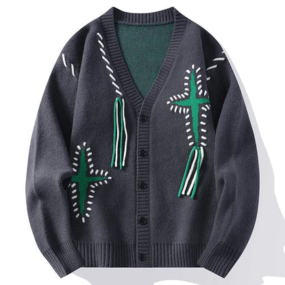 Cotton Cardigan - 
Fashinoza
