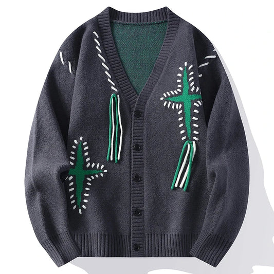 Cotton Cardigan - 
Fashinoza