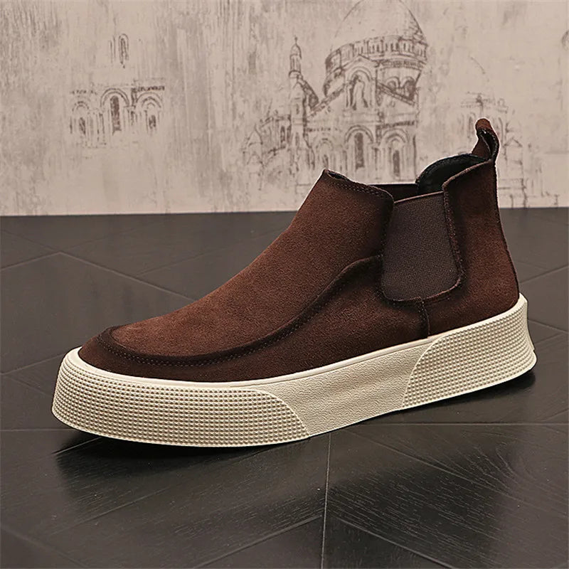 Matteo Men's Suede Chelsea Boot