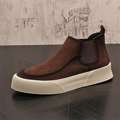 Matteo Men's Suede Chelsea Boot