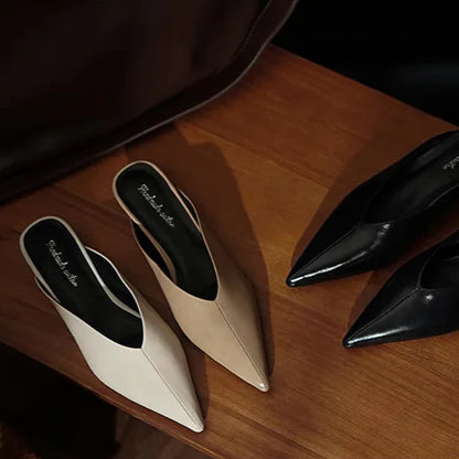 Eneva Leather Mules
