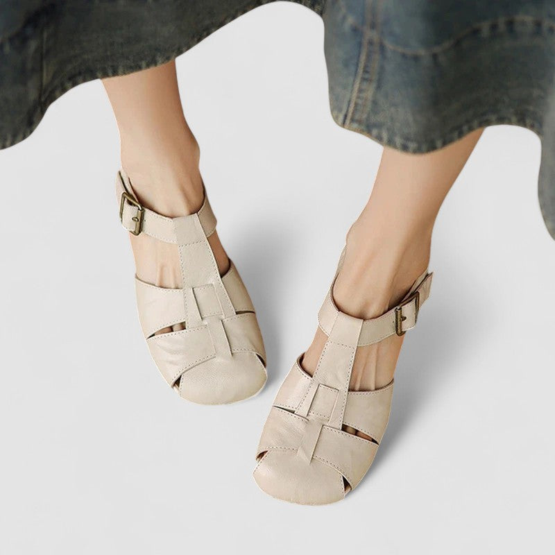 Women's Closed Toe Slingback Mary Jane Shoes