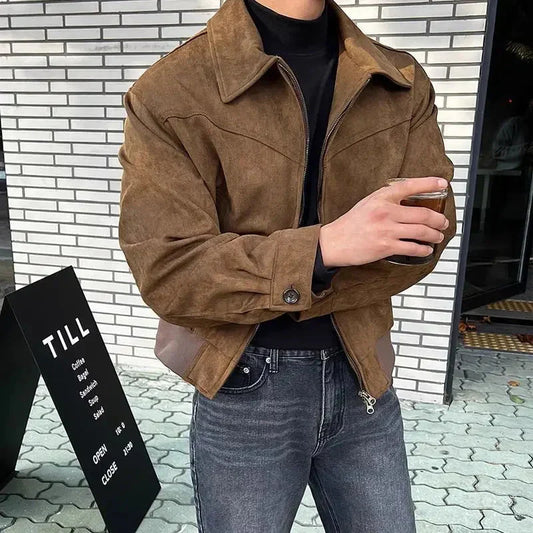 Men's Relaxed Fit Suit Jacket - Fashinoza