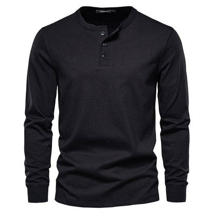 Nathan | Men Spring Long Sleeve Henley Top