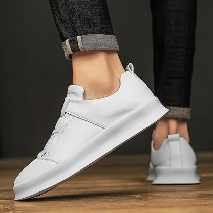 Men's Italian Leather Sneakers Marino