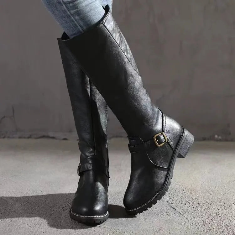 Women’s Tall Knee-High Zipper Boots