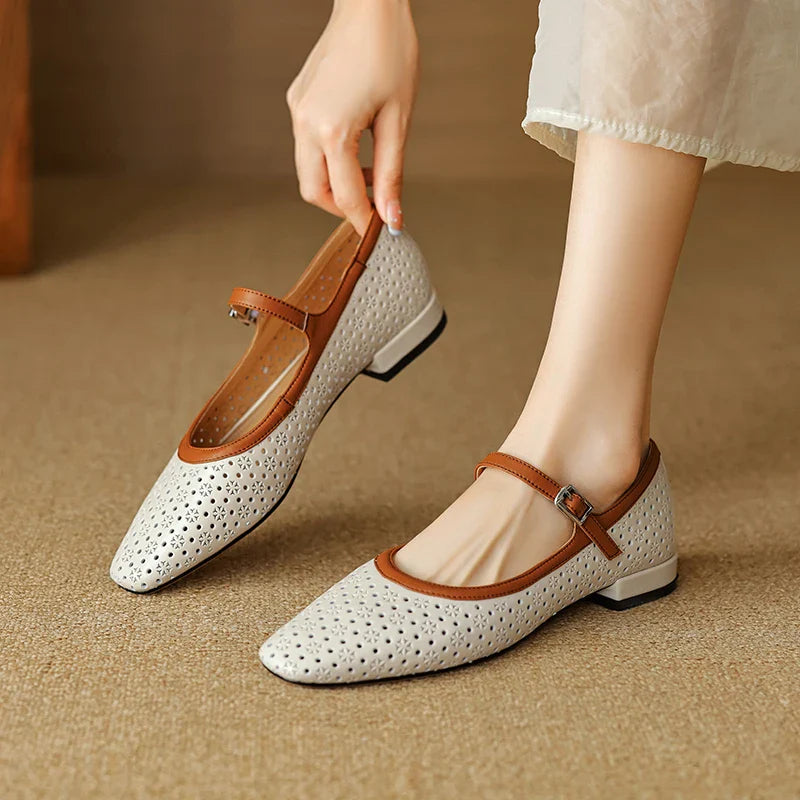 Raika Genuine Leather Pumps